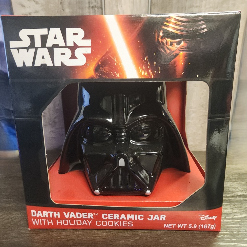 Star Wars: The Force Awakens DARTH VADER Ceramic COOKIE JAR Disney Lucasfilm NEW